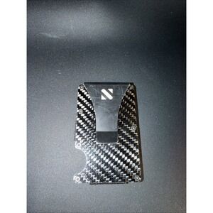 Carbon Fiber RFID Blocking Clip Wallet Money Slim Credit Card Holder Metal